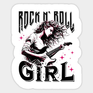 Rock N' Roll Girl Sticker